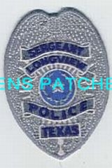 TEXAS,LONGVIEW POLICE BADGE SERGEANT 1